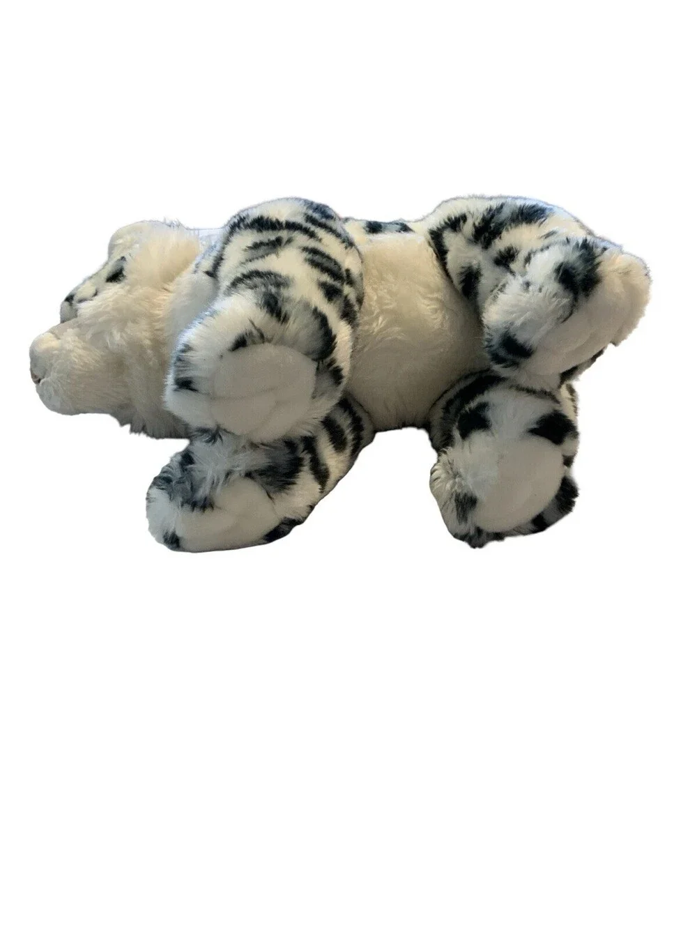 Miyoni Aurora World Snow Leopard Realistic 11” Plush